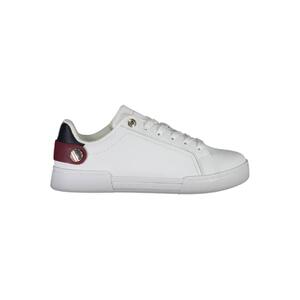 Tommy Hilfiger Women's White Polyester Sneaker