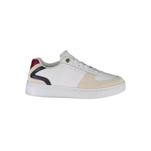 Tommy Hilfiger Women's White Polyester Sneaker