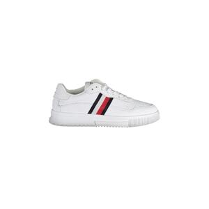 Tommy Hilfiger Men's White Polyester Sneaker