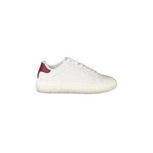 Tommy Hilfiger Women's White Polyester Sneaker