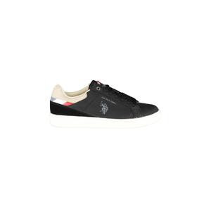 US POLO ASSN Men's Black Polyester Sneaker