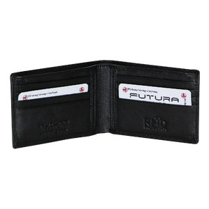 Futura Mens RFID Slim Genuine Leather Wallet