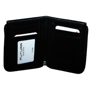 Futura RFID Leather Zip Around Wallet