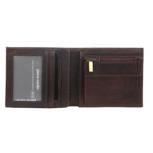 Pierre Cardin Mens Wallet Tri Fold Leather w/ RFID Protection