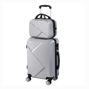  2pcs 20"Travel Luggage Set Grey