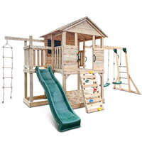 Kingston Cubby House with 2.2m Green Slide