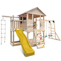 Kingston Cubby House with 2.2m Yellow Slide