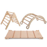Pikler Climbing Frame Package with Slide, Arch and Triangle