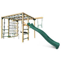 Orangutan Climbing Cube Jungle Gym Play Centre + Green Slide