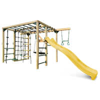 Orangutan Climbing Cube Jungle Gym Play Centre + Yellow Slide
