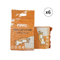 2.5kg Tofu Cat Litter Clumping Flushable Fast Super Absorben Natural x6