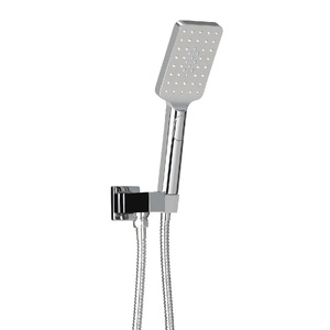 Handheld Shower Head Holder 3.1'' High Pressure Silver 