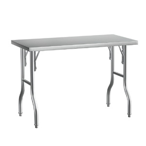 Cefito Stainless Steel Kitchen Benches Work Bench Food Foldable 430