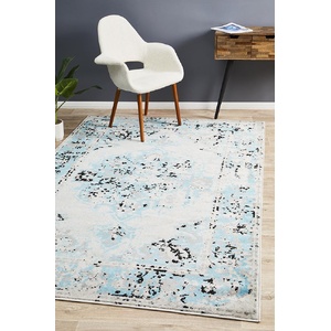 Alexa Transitional Rug Blue Grey by Rug Culture - 330X240CM