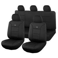 Seat Covers for HYUNDAI KONA ACTIVE, ELITE, HIGHLANDER, N-LINE, N-LINE PREMIUM, 08/2017 - ON SHARKSKIN BLACK