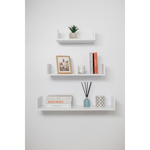 OSLO THREE PIECE SHELF KIT (WHITE)