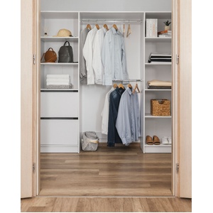 BASEL 2M WALK IN WARDROBE KIT - CLASSIC