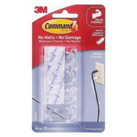 COMMAND Cord Clip 17301CLR Pk4 Bx6