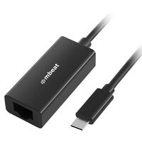 MBEAT USB-C Gigabit Ethernet Adapter - Black