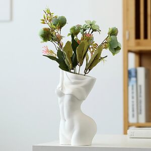 Feminine Body Vase Ceramic Home Decor