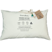 Dreamaker Organic Cotton Covered Pillow with Repreve