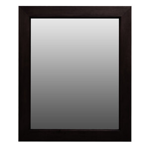 Ascot Solid Mahogany Timber Mirror (Chocolate)