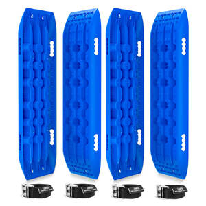 X-BULL Recovery Tracks Gen 2.0 10T Sand Mud Snow 2 Pairs Offroad 4WD 4x4 2PC 91CM Blue