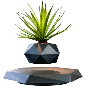  Magnetic Levitating Plant Pot Black