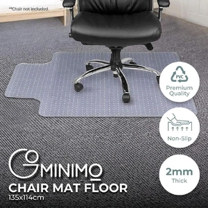 PVC Chair Mat Floor Carpet (135x114cm)