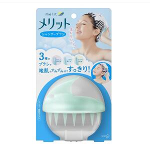 [6-PACK] KAO Japan Merit Shampoo Massage Brush for Scalp Care