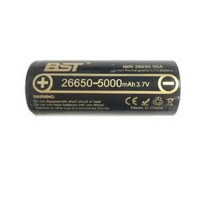 IMR 26650 Rechargeable Batteries - BST 50A 5000mAh 3.7V Lithium Lio-ion Battery