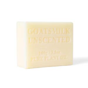 4x 100g Goats Milk Soap Bars -Unscented For Sensitive Pure Australian Skin Care