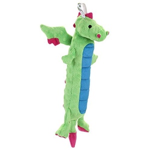 Dragon Skinny Green Sml GODOG PLUSH TOY