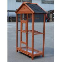 Wooden XXL Pet Cages Aviary Carrier Travel Canary Parrot Bird Cage