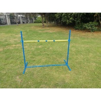 4 x Portable Dog Puppy Training Practice Jump Bar  Poles Agility Post