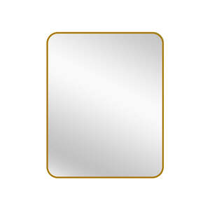 Gold Metal Rectangle Mirror - Small 80cm x 100cm