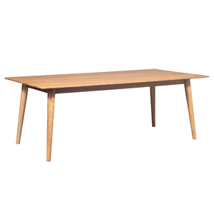 180cm Dining Table Scandinavian Style Solid Ash Wood Oak