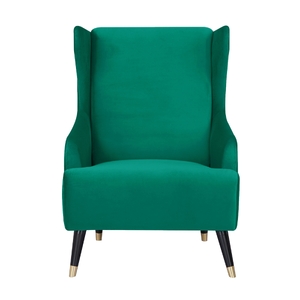Accent Sofa Arm Chair Fabric Uplholstered Lounge Couch - Green
