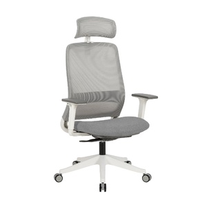 Carlie High Back Molded Foam Seat Ergonomic Office Chair In Grey