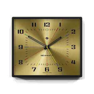 Newgate Box Office Wall Clock Brass