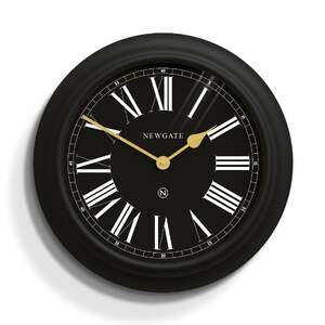 Newgate Chocolate Shop Wall Clock Silicone Cave Black