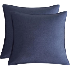 Bamboo Microfibre European Pillowcase x2 (one pair) - Navy