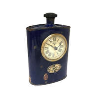 Table Clock - Old Iron Drinking Flask