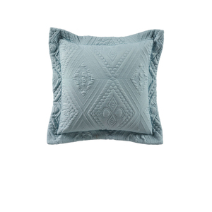 Aspen Sky Blue Coordinate Square Filled Cushion