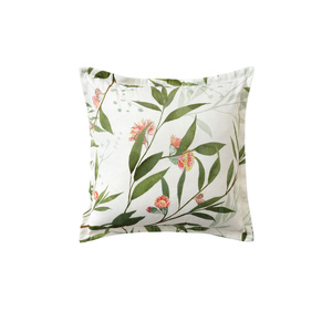 Bianca Corymbia White Velvet Square Filled Cushion 43 x 43cm