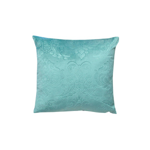 Georges Fine Linens Amara Sea Green Square Filled Cushion 40 x 40 cm