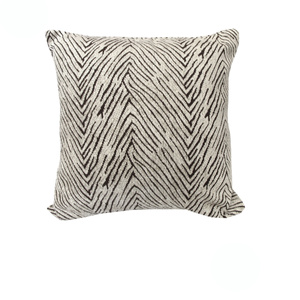 Rapee Capetown Jacquard Cushion Cover - Black 45 x 45 cm