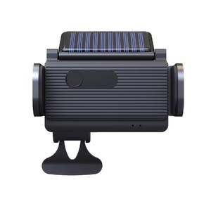 Solar Powered Electric Automatic Clamping Car Phone Holder Hands Free Clip Phone Mount