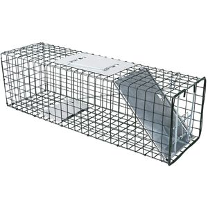 81.5*26*32CM Animal Trap Cage Humane Live Steel Catch Possum Fox Rat Cat Rabbit