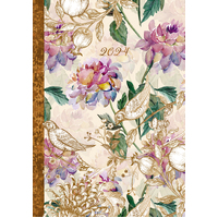 Blooming Gorgeous 2024 A5 Padded Cover Diary Premium Planner Book New Year Gift